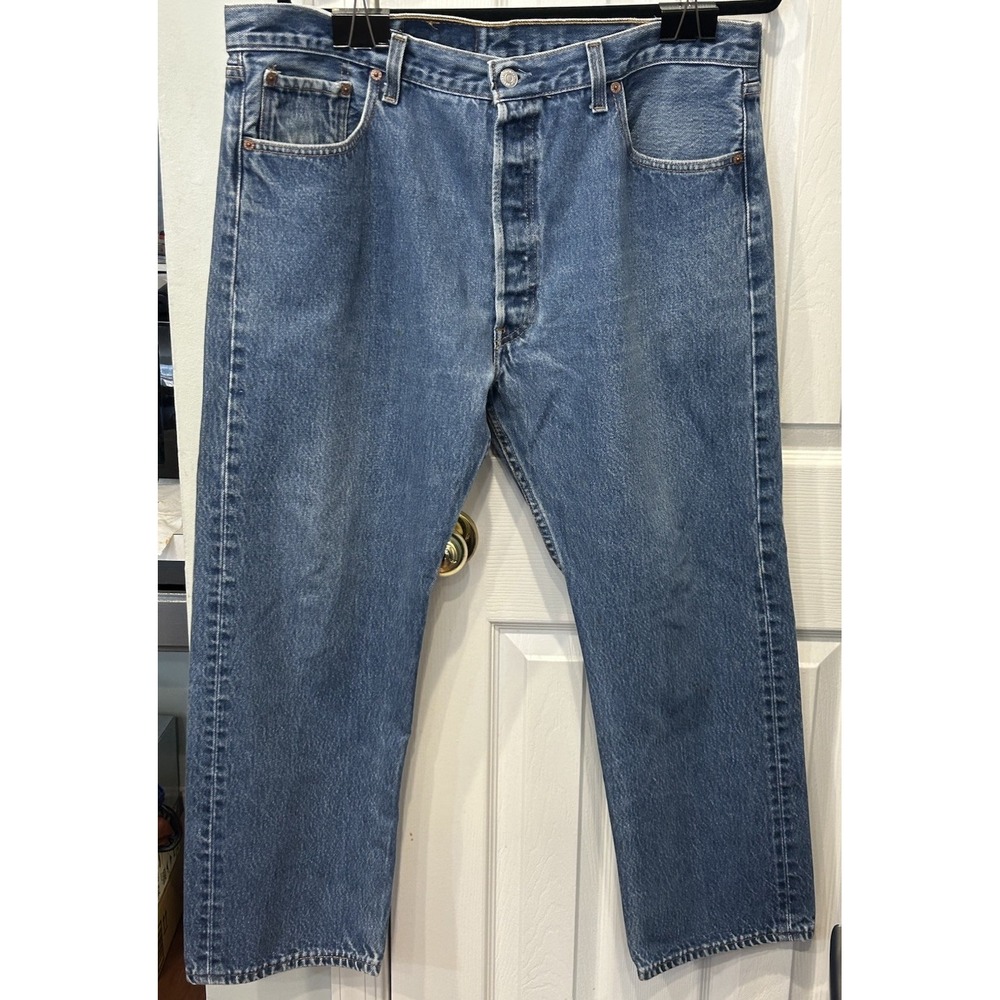 Vintage Levi's 501xx Jeans Mens 40x30 Button Fly 1998 Made in USA Preppy Y2K